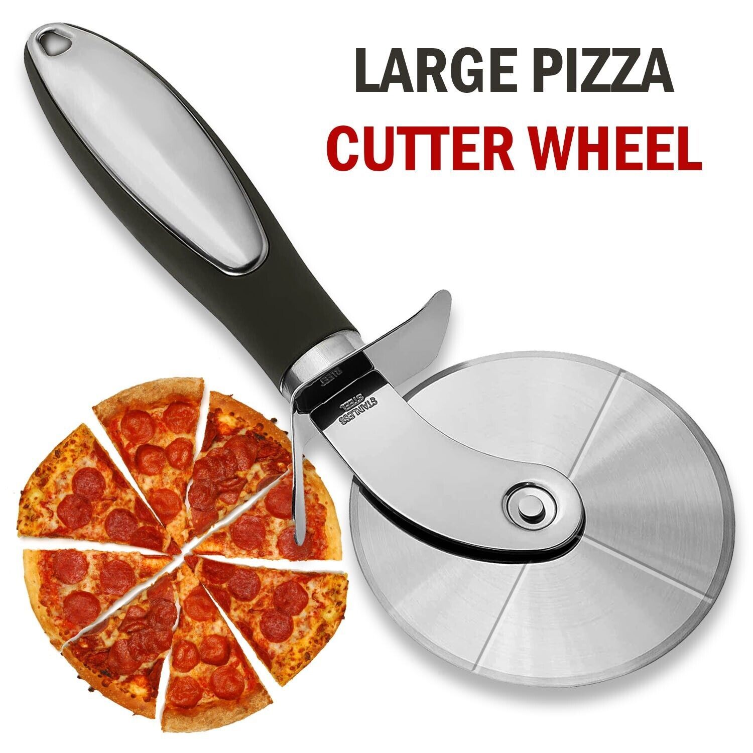 Round Wheel Pizza Slicer – Kitchen Masters